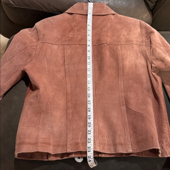 Light Brown Suede Jacket Fully Lined - Picture 12 of 12